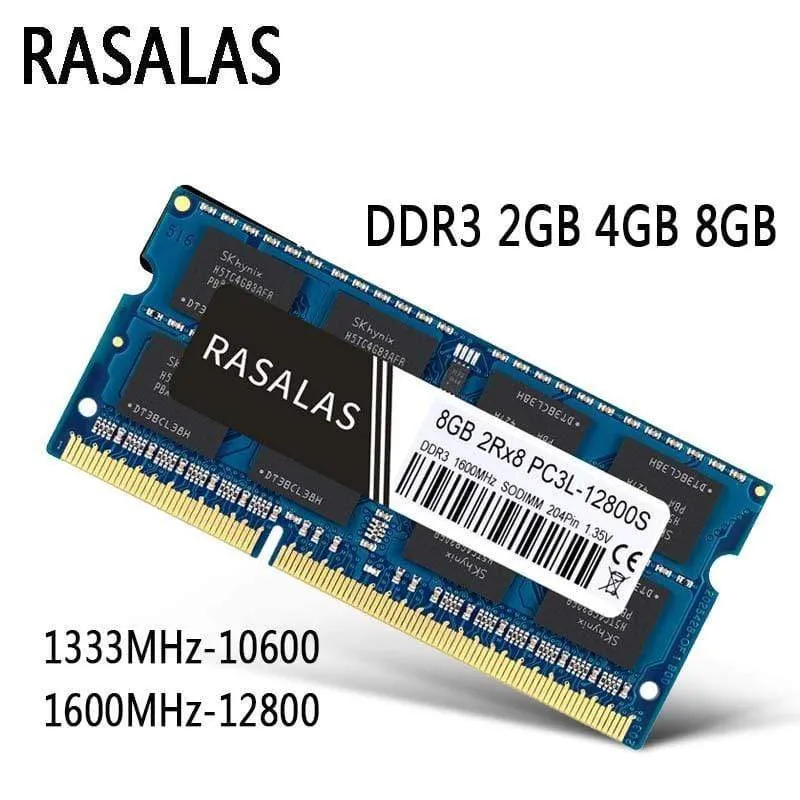 Speicher Ram DDR3 8 GB 4 GB 8500 10600 12800 SO-DIMM 1.35 V 1.5 V Notebook 204Pin Laptop Betriebsname