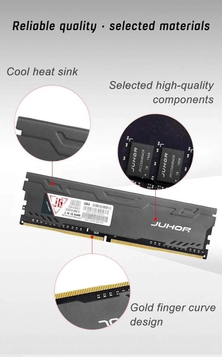 Speicher Ram Computer DDR4 8 GB 16 GB 3000 MHz Memoria 2400 MHz 2666 MHz Desktop Rams Neue Dimm mit Kühlkörper