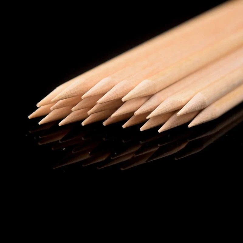 200 teile/paket Orange Holzstäbchen Nagelhautschieber Entferner 11.5 cm Nail art Design Maniküre Pflege Werkzeuge Entfernung Abgestorbener Haut Nagelpflege
