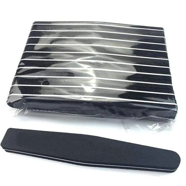 10 teile/los Rhombus Doppelseitige Nagelfeilen Puffer 100/180 Polieren Schleifen Maniküre Pediküre Nagelpuffer Feilenwerkzeuge
