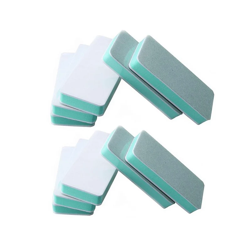 10 Stück Nagelpuffer Nail Art Doppelseitiger Polierblock für Maniküre Buffer Smooth Shine Tool.