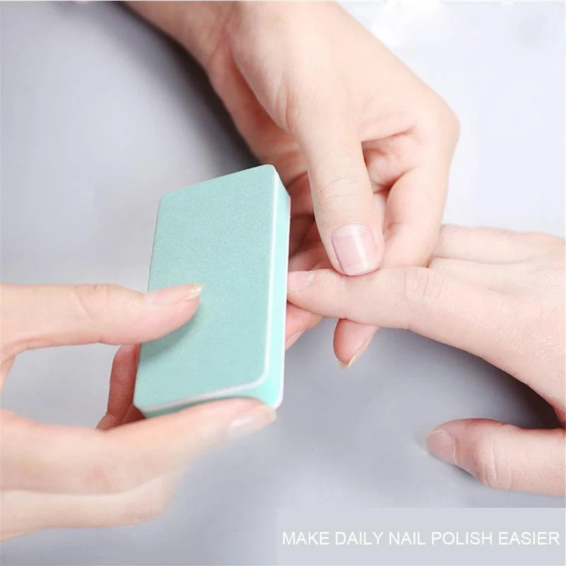 10 Stück Nagelpuffer Nail Art Doppelseitiger Polierblock für Maniküre Buffer Smooth Shine Tool.