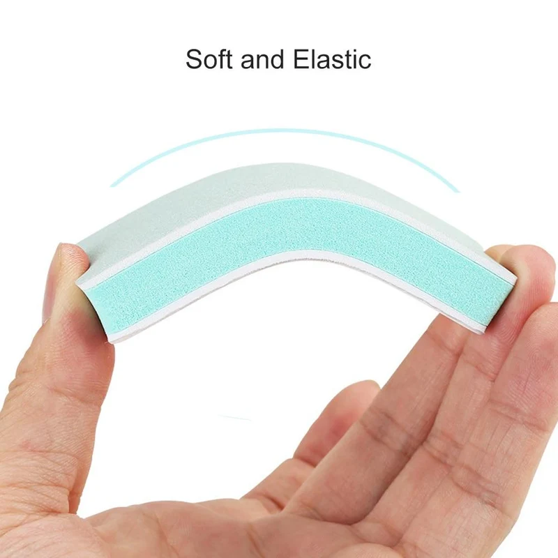 10 Stück Nagelpuffer Nail Art Doppelseitiger Polierblock für Maniküre Buffer Smooth Shine Tool.