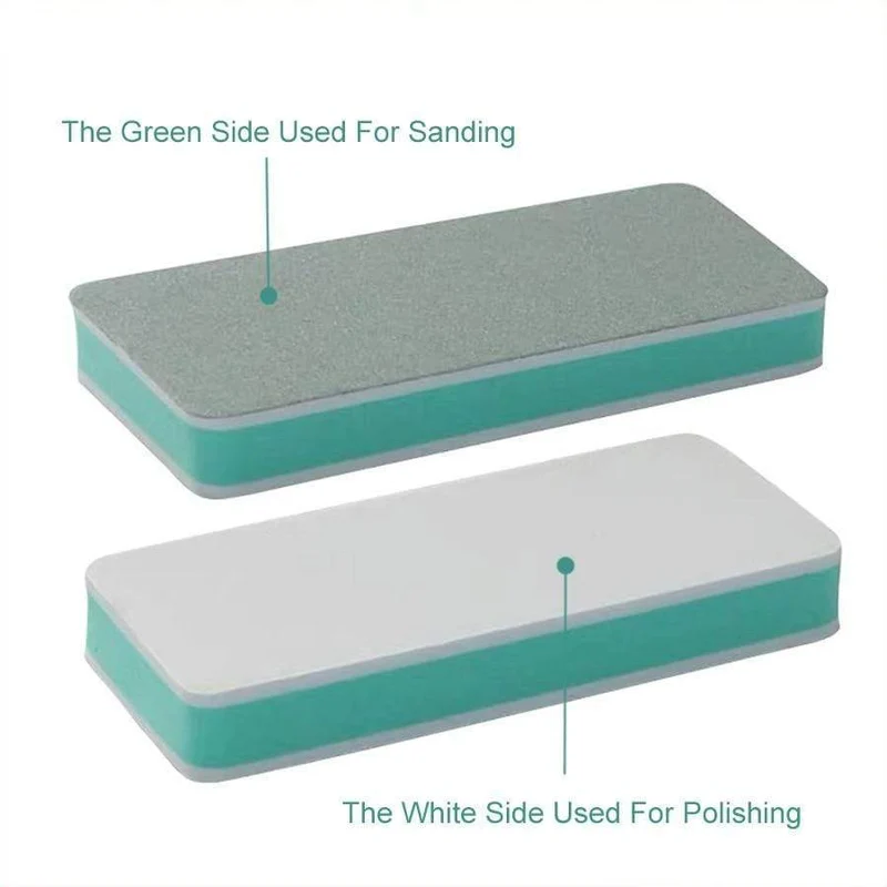 10 Stück Nagelpuffer Nail Art Doppelseitiger Polierblock für Maniküre Buffer Smooth Shine Tool.