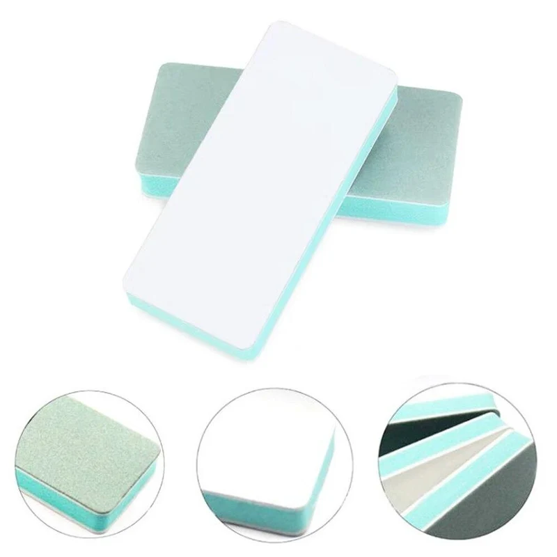 10 Stück Nagelpuffer Nail Art Doppelseitiger Polierblock für Maniküre Buffer Smooth Shine Tool.
