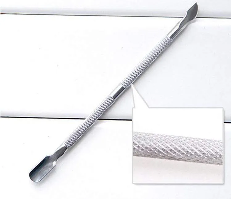 4 teile/los Edelstahl Häutchen Entferner Doppelseitige Finger Dead Skin Push Nagel Häutchen Pusher Maniküre Nagel Pflege Werkzeug