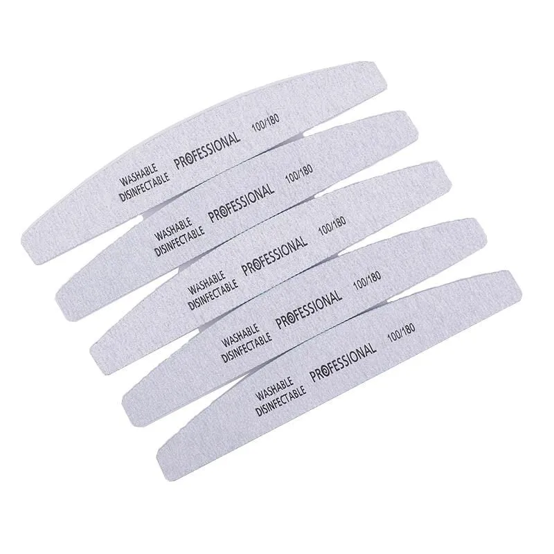 25PCS Professionelle Nagel Dateien Nail art Schleif Dateien Polieren Kurve Maniküre Werkzeuge Set nagel vijlen Nagel Puffer diagnose-tool
