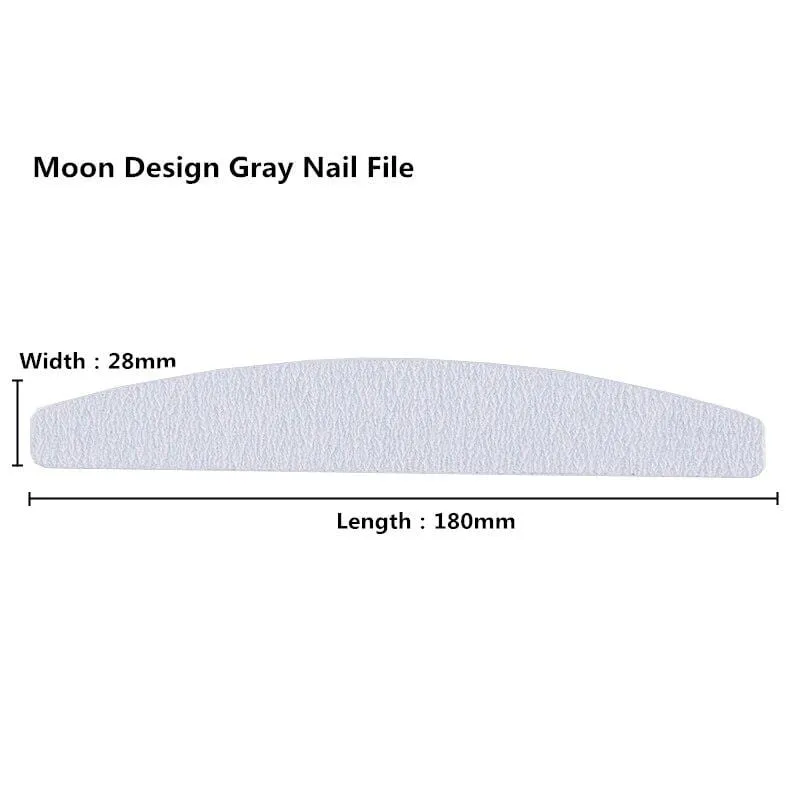 25PCS Professionelle Nagel Dateien Nail art Schleif Dateien Polieren Kurve Maniküre Werkzeuge Set nagel vijlen Nagel Puffer diagnose-tool