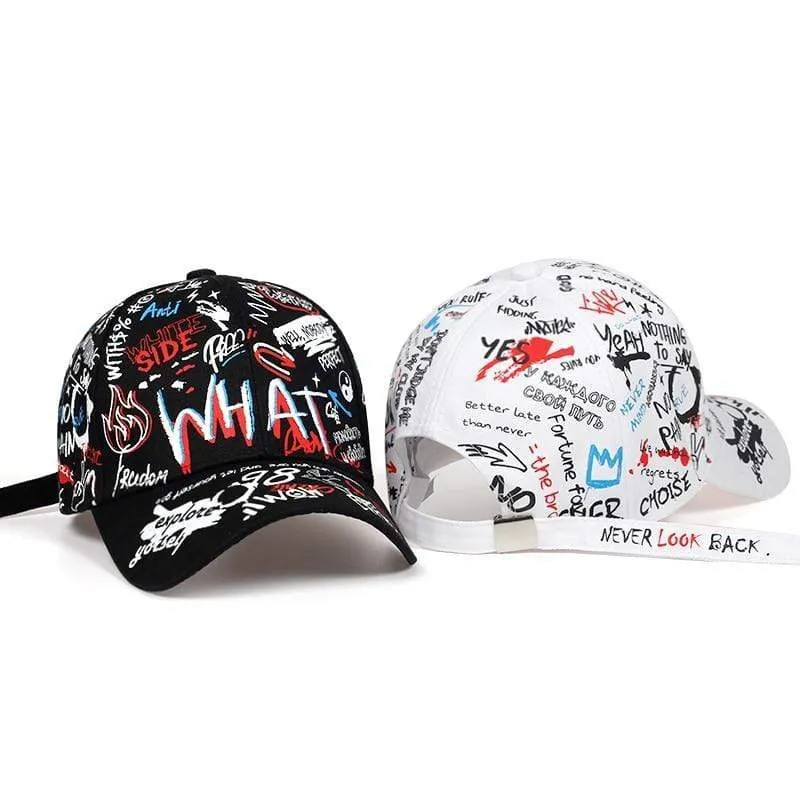 Graffiti Baseball Cap Hip Hop Flut Hut Sommer Reise Schatten Caps Männer Frauen Outdoor Sport Casual Hüte Snapback Hüte Gorr