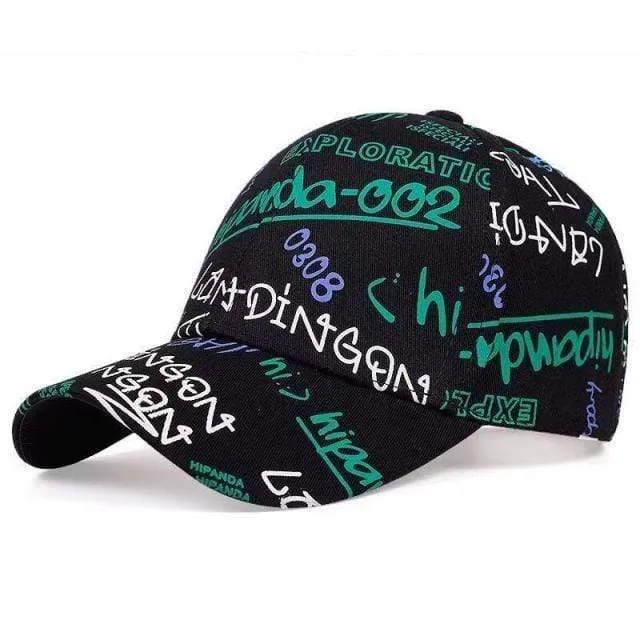 Graffiti Baseball Cap Hip Hop Flut Hut Sommer Reise Schatten Caps Männer Frauen Outdoor Sport Casual Hüte Snapback Hüte Gorr