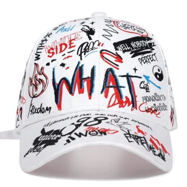 Graffiti Baseball Cap Hip Hop Flut Hut Sommer Reise Schatten Caps Männer Frauen Outdoor Sport Casual Hüte Snapback Hüte Gorr
