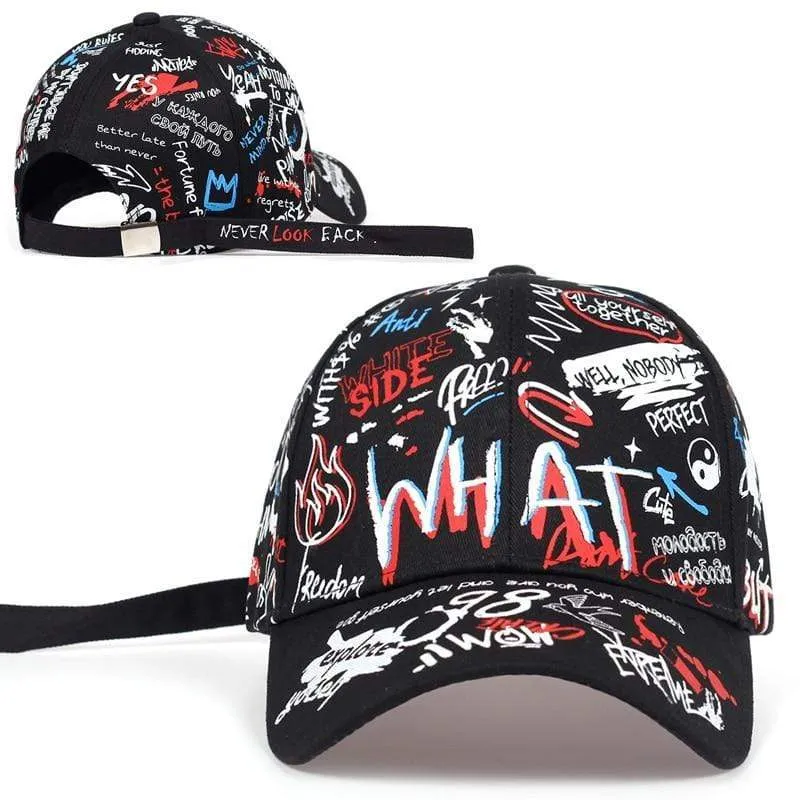 Graffiti Baseball Cap Hip Hop Flut Hut Sommer Reise Schatten Caps Männer Frauen Outdoor Sport Casual Hüte Snapback Hüte Gorr