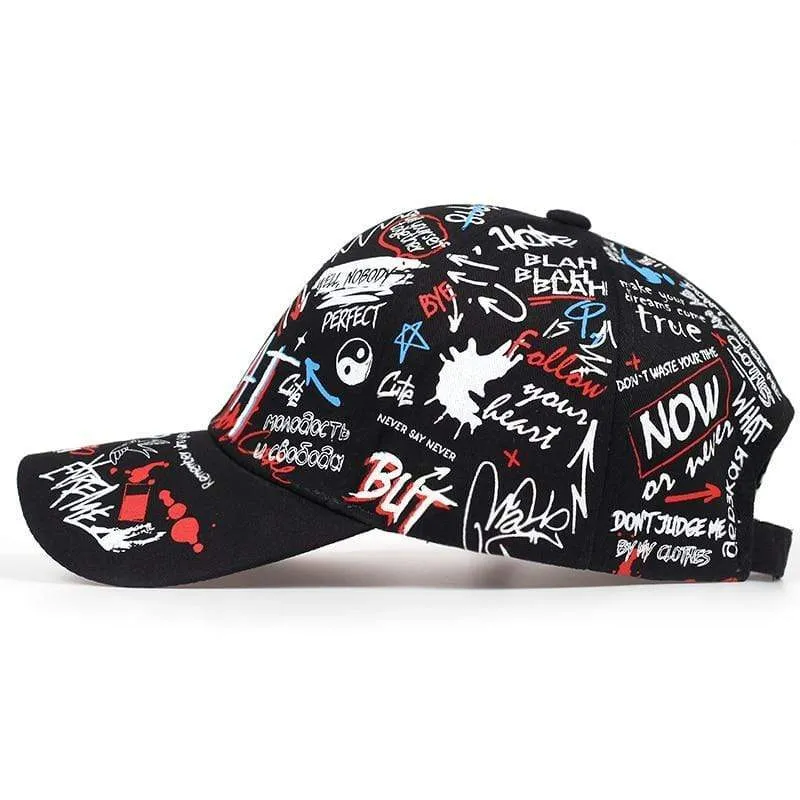 Graffiti Baseball Cap Hip Hop Flut Hut Sommer Reise Schatten Caps Männer Frauen Outdoor Sport Casual Hüte Snapback Hüte Gorr