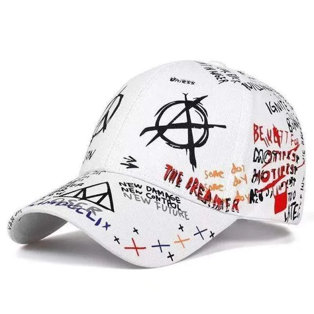 Graffiti Baseball Cap Hip Hop Flut Hut Sommer Reise Schatten Caps Männer Frauen Outdoor Sport Casual Hüte Snapback Hüte Gorr