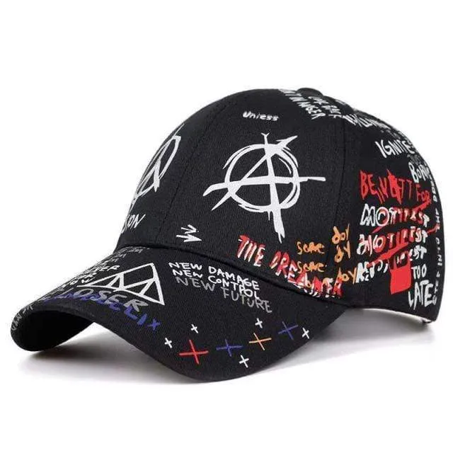 Graffiti Baseball Cap Hip Hop Flut Hut Sommer Reise Schatten Caps Männer Frauen Outdoor Sport Casual Hüte Snapback Hüte Gorr