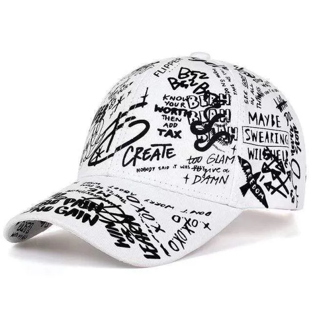 Graffiti Baseball Cap Hip Hop Flut Hut Sommer Reise Schatten Caps Männer Frauen Outdoor Sport Casual Hüte Snapback Hüte Gorr