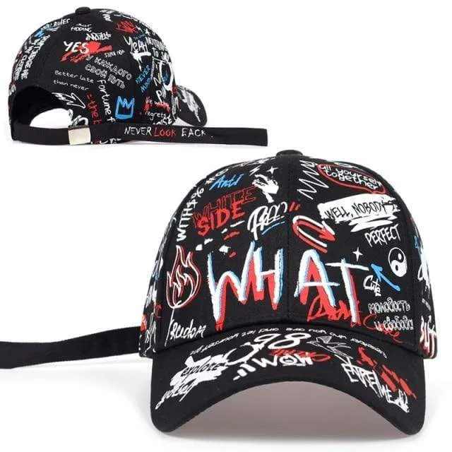Graffiti Baseball Cap Hip Hop Flut Hut Sommer Reise Schatten Caps Männer Frauen Outdoor Sport Casual Hüte Snapback Hüte Gorr