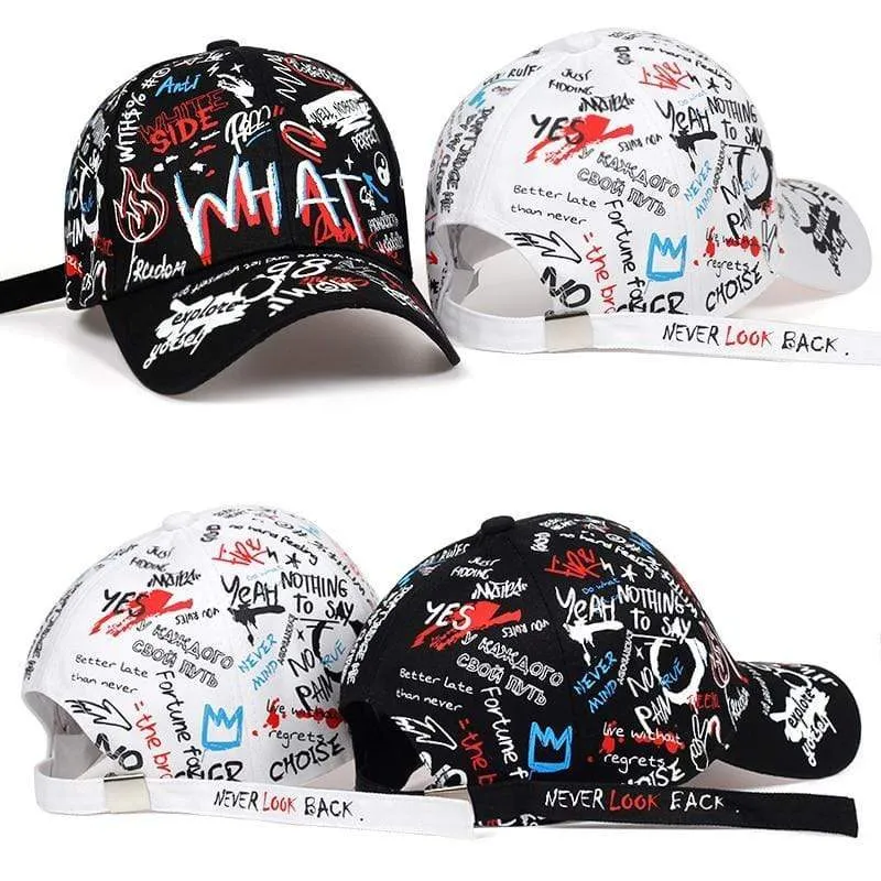 Graffiti Baseball Cap Hip Hop Flut Hut Sommer Reise Schatten Caps Männer Frauen Outdoor Sport Casual Hüte Snapback Hüte Gorr