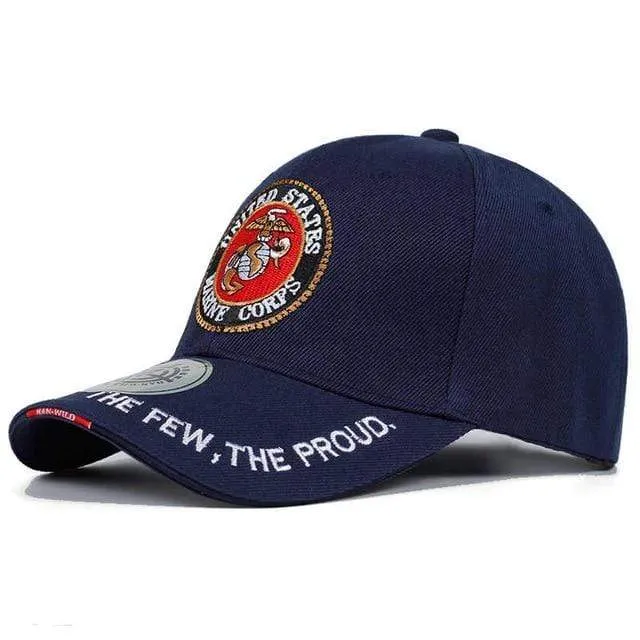 United States Marine Corps Tactical Bone Baseball Cap Herren Navy Seals Hut für Erwachsene Größe 56-59cm