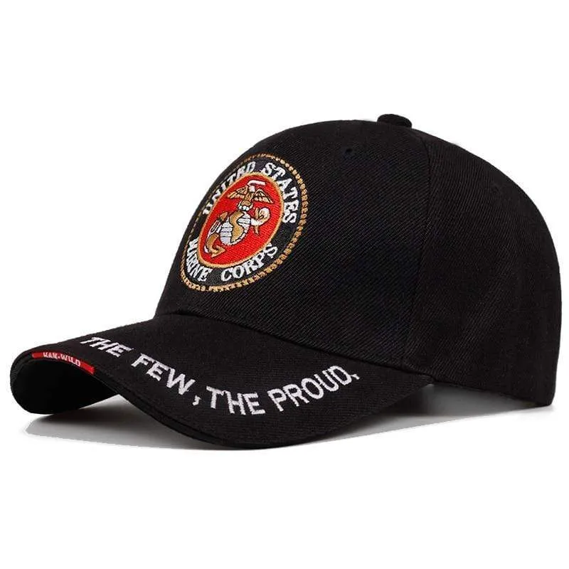 United States Marine Corps Tactical Bone Baseball Cap Herren Navy Seals Hut für Erwachsene Größe 56-59cm
