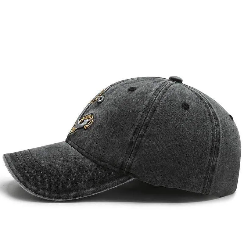 Damen Baseballmütze Sommermütze Atmungsaktive Baumwollmützen Für Männer Stickereimütze Snapback Anker Sport Für Gorros Sonnenhüte
