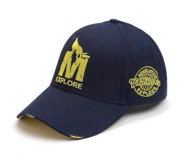Damen Baseballmütze Sommermütze Atmungsaktive Baumwollmützen Für Männer Stickereimütze Snapback Anker Sport Für Gorros Sonnenhüte
