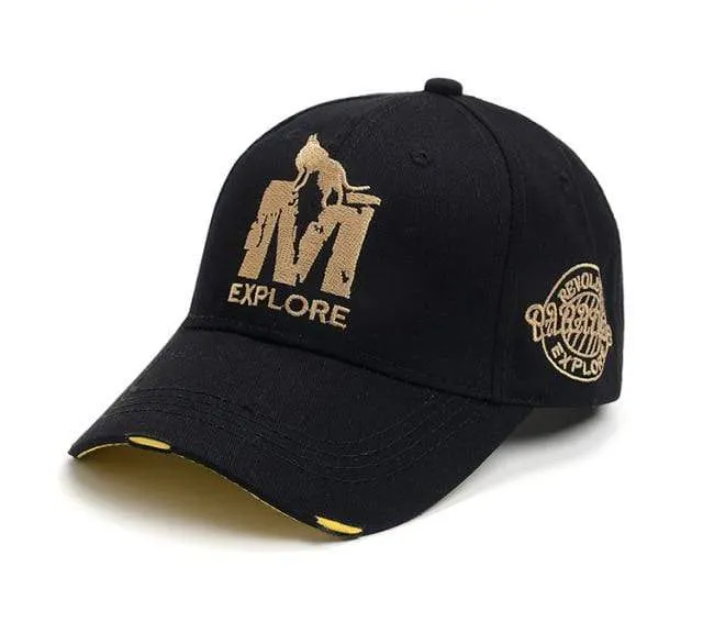 Damen Baseballmütze Sommermütze Atmungsaktive Baumwollmützen Für Männer Stickereimütze Snapback Anker Sport Für Gorros Sonnenhüte