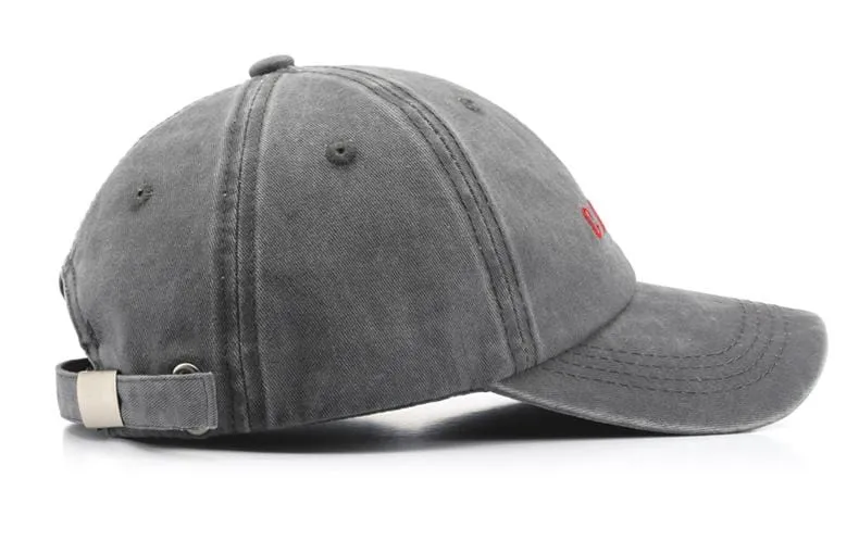 Baumwoll-Baseballkappe für Männer und Frauen CHANCE Bestickte Hüte Lässige Retro-Snapback-Mütze Sommer-Sonnenkappen Unisex-Gorras