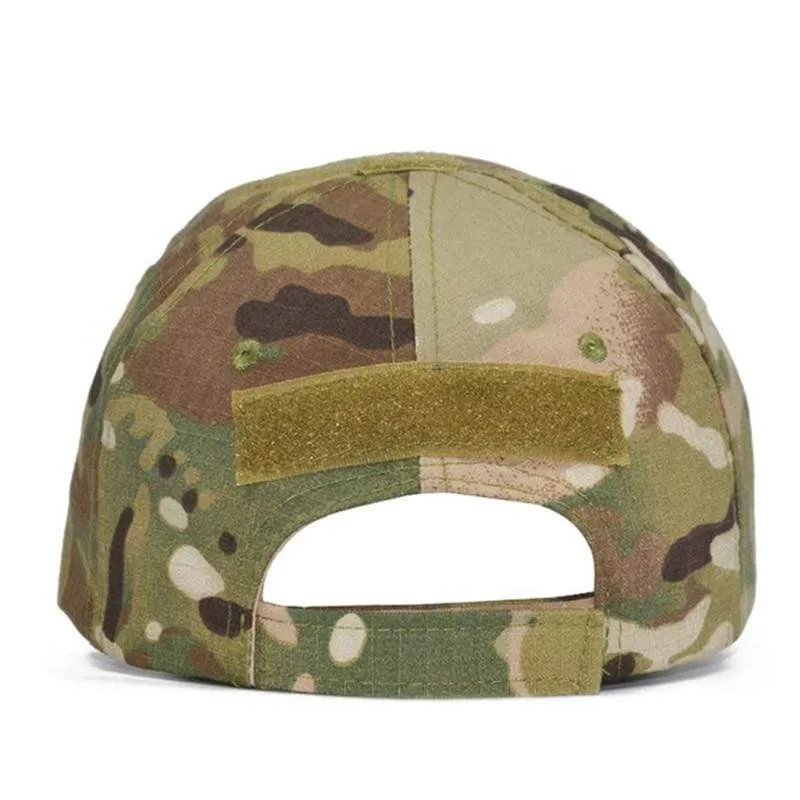 Camo Baseball Cap Männer Sommer Mesh Cap Taktische Camouflage Velcr Snapback Outdoor Klettern Jagd Camo Sommerhut W1007