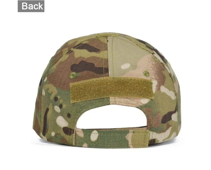 Camo Baseball Cap Männer Sommer Mesh Cap Taktische Camouflage Velcr Snapback Outdoor Klettern Jagd Camo Sommerhut W1007