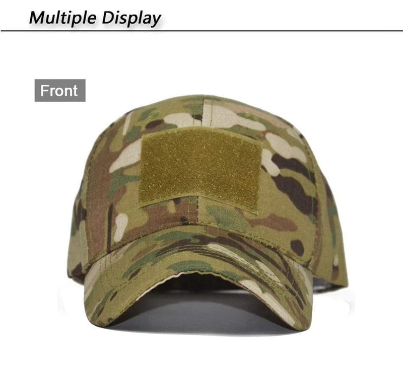 Camo Baseball Cap Männer Sommer Mesh Cap Taktische Camouflage Velcr Snapback Outdoor Klettern Jagd Camo Sommerhut W1007
