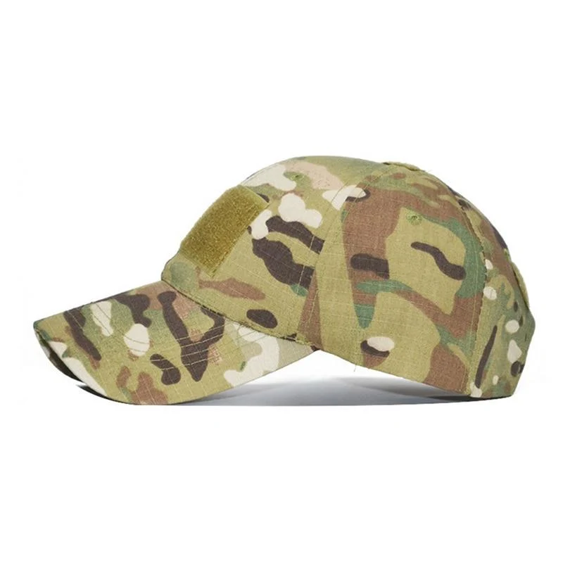 Camo Baseball Cap Männer Sommer Mesh Cap Taktische Camouflage Velcr Snapback Outdoor Klettern Jagd Camo Sommerhut W1007