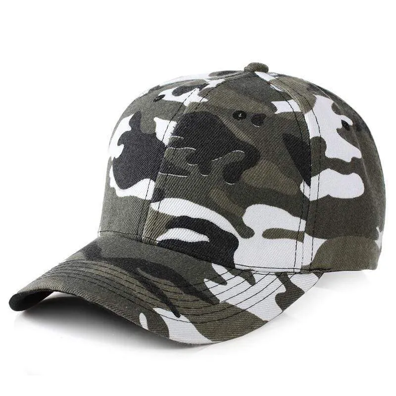 Snow Camo Baseball Cap Männer Tactical Cap Camouflage Snapback Hut Für Männer Hohe Qualität Knochen Masculino Dad Hut Trucker