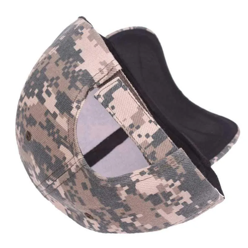 Snow Camo Baseball Cap Männer Tactical Cap Camouflage Snapback Hut Für Männer Hohe Qualität Knochen Masculino Dad Hut Trucker