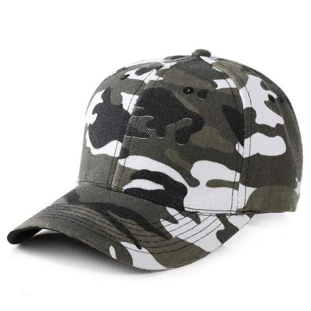 Snow Camo Baseball Cap Männer Tactical Cap Camouflage Snapback Hut Für Männer Hohe Qualität Knochen Masculino Dad Hut Trucker