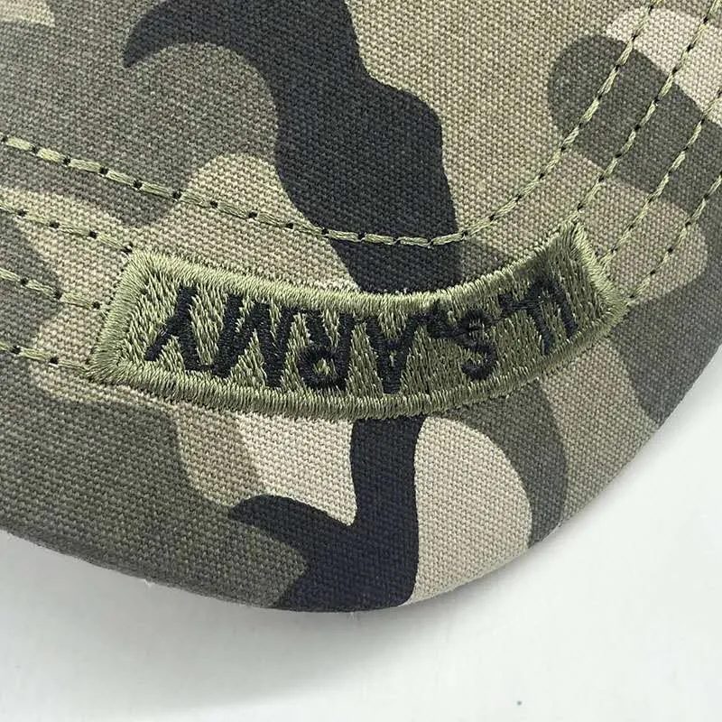 Militärische taktische Hüte, Stickerei-Pentagramm-Kappen, Team-Baseball-Kappen für Männer, Army Force Jungle Hunting Caps für Männer