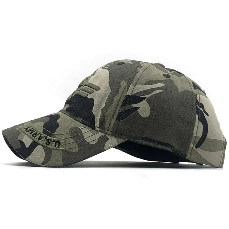 Militärische taktische Hüte, Stickerei-Pentagramm-Kappen, Team-Baseball-Kappen für Männer, Army Force Jungle Hunting Caps für Männer