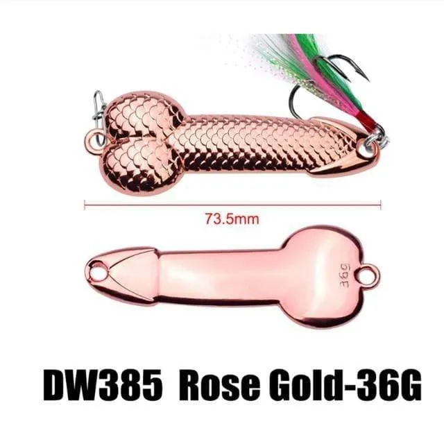 1 stücke Hochwertiger Metalllöffel Köder 3g-36g Schwarz Rose Gold Metall Pailletten mit Feder Harter Köder Für Barsch Hecht Karpfenangeln