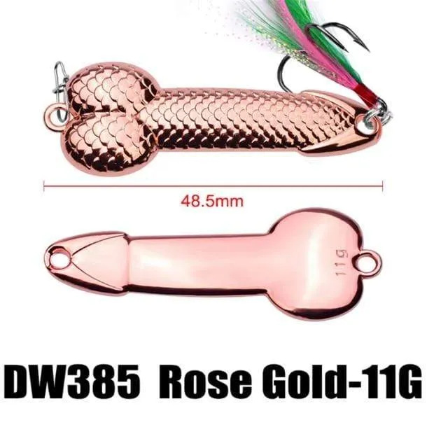 1 stücke Hochwertiger Metalllöffel Köder 3g-36g Schwarz Rose Gold Metall Pailletten mit Feder Harter Köder Für Barsch Hecht Karpfenangeln