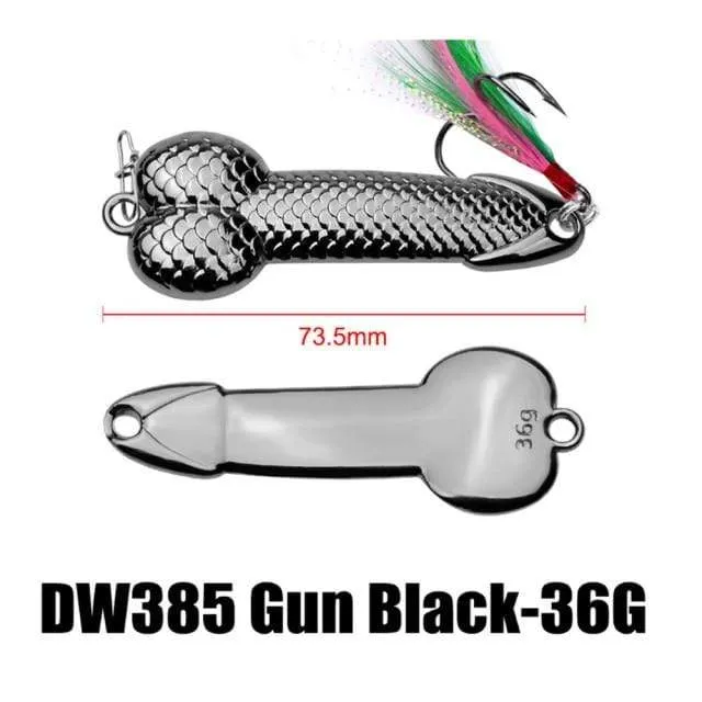 1 stücke Hochwertiger Metalllöffel Köder 3g-36g Schwarz Rose Gold Metall Pailletten mit Feder Harter Köder Für Barsch Hecht Karpfenangeln