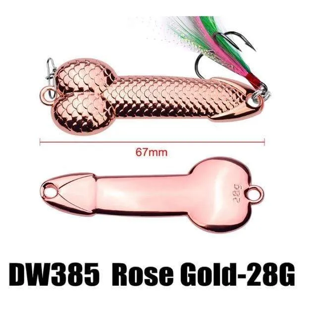 1 stücke Hochwertiger Metalllöffel Köder 3g-36g Schwarz Rose Gold Metall Pailletten mit Feder Harter Köder Für Barsch Hecht Karpfenangeln
