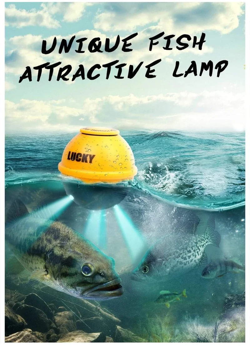 Russisches Menü Wireless Sonar Tragbarer Fischfinder Sensor Echolot Alarm Fluss See Meeresboden Live 135ft/45M