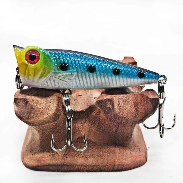 Mini Popper Hartköder Topwater Popper Angelköder 50mm 5g Kunststoff Jerkbait Künstliche Wobbler Swimbait Angelgerät