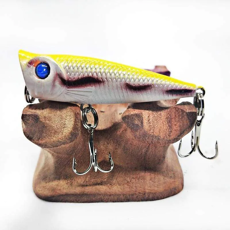 Mini Popper Hartköder Topwater Popper Angelköder 50mm 5g Kunststoff Jerkbait Künstliche Wobbler Swimbait Angelgerät