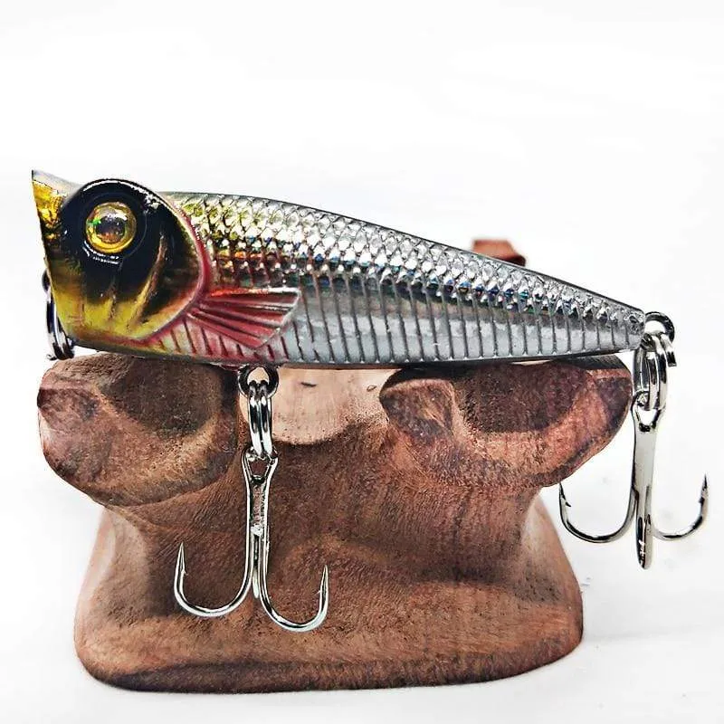 Mini Popper Hartköder Topwater Popper Angelköder 50mm 5g Kunststoff Jerkbait Künstliche Wobbler Swimbait Angelgerät