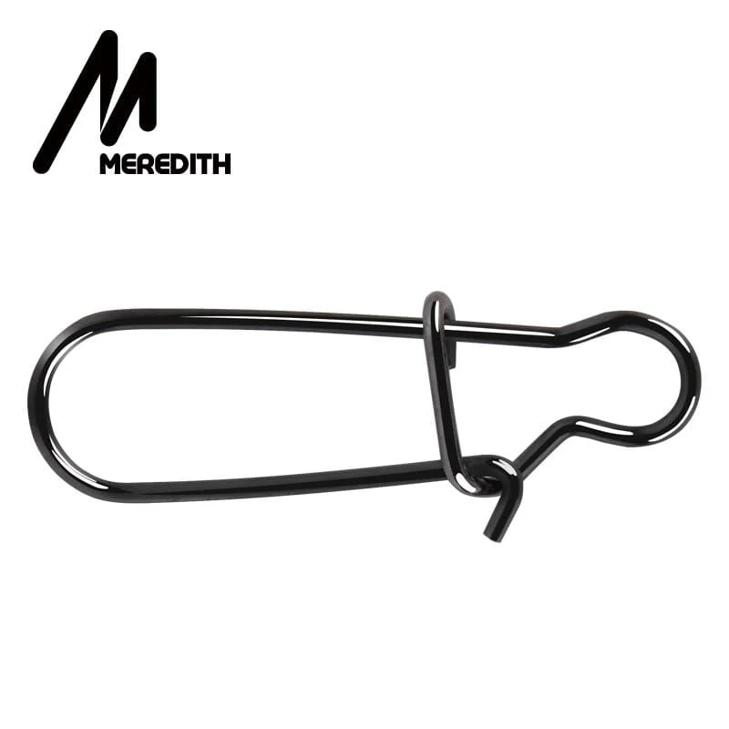 50 stücke Edelstahl Angeln Stecker Schnelle Clip Lock Snap Wirbel Solide Ringe Sicherheit Snaps Angeln Haken Werkzeug Snap