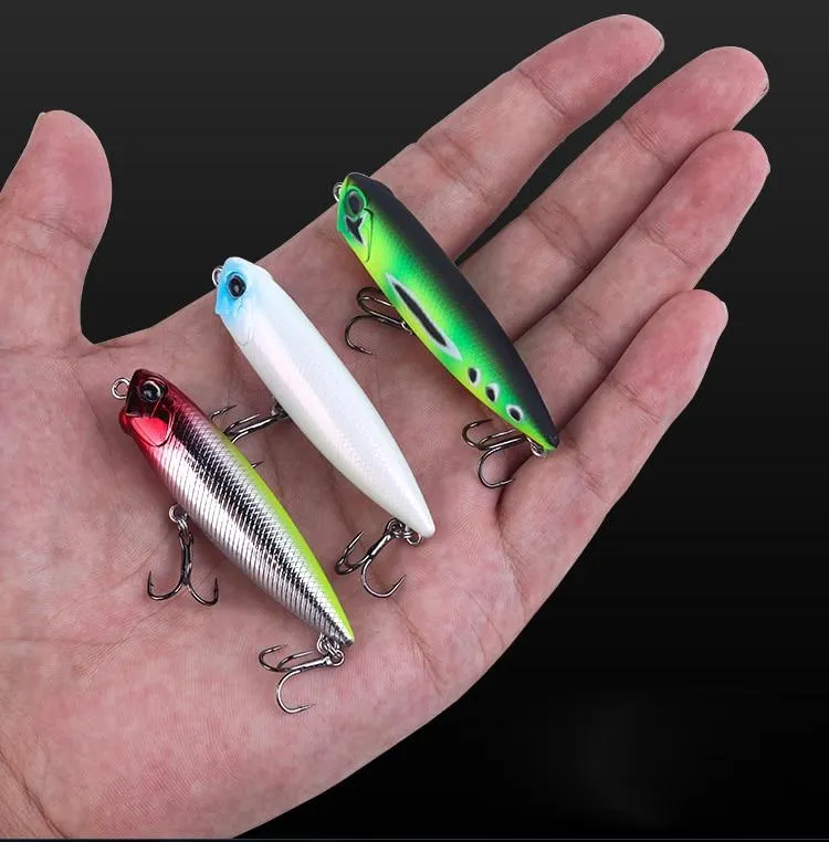 Angeln Topwater Oberfläche Realis The Pencil Popper Köder Bass Hecht Köder Walk The Dog WTD 65mm 6g 100mm 14g