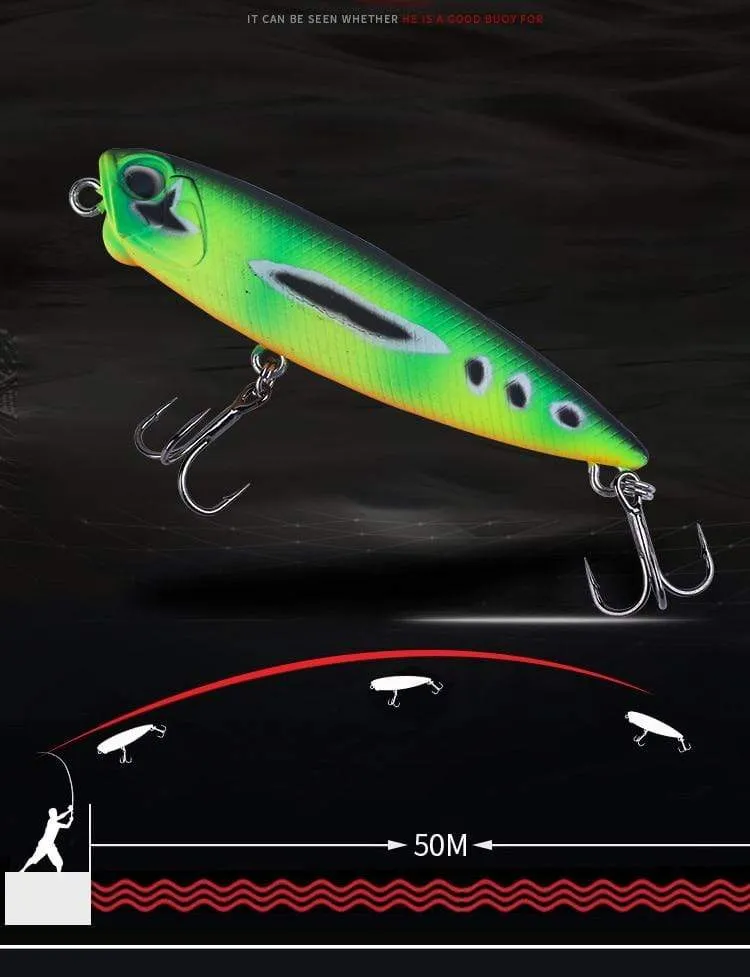 Angeln Topwater Oberfläche Realis The Pencil Popper Köder Bass Hecht Köder Walk The Dog WTD 65mm 6g 100mm 14g