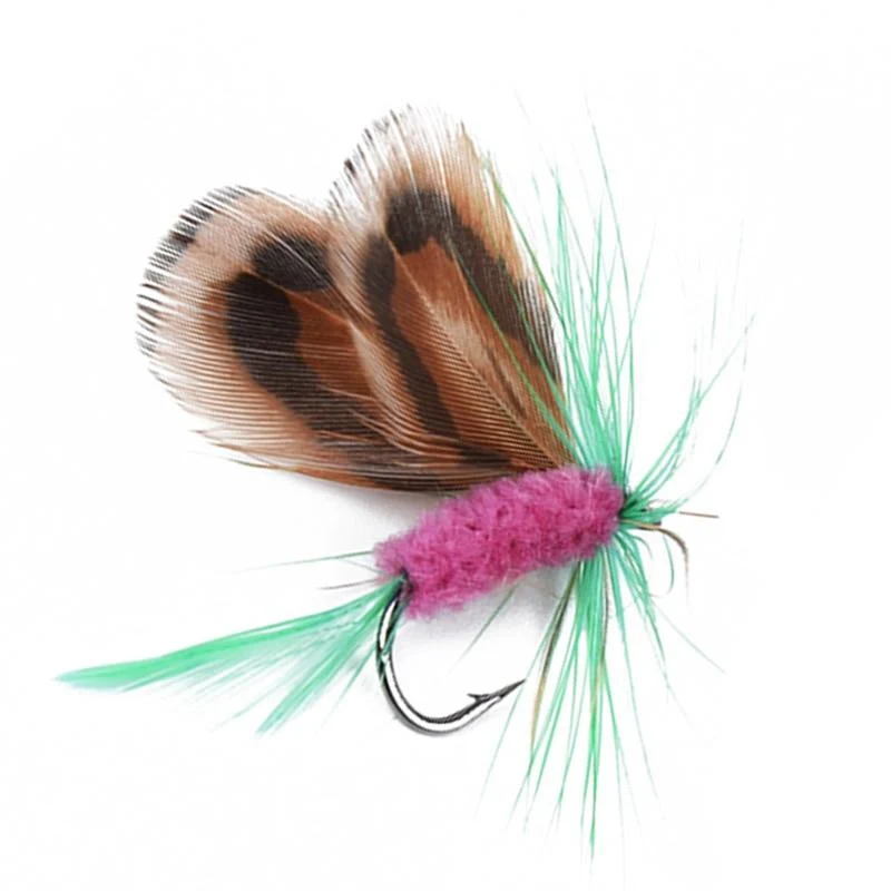 12 Teile/satz Insekten Fliegen Fliegen Angeln Lockt Köder High Carbon Stahl Haken Fisch Tackle Mit Super Geschärfte Kurbel Haken Perfekte lockvogel