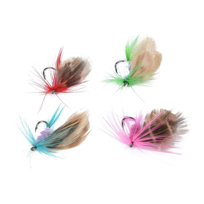 12 Teile/satz Insekten Fliegen Fliegen Angeln Lockt Köder High Carbon Stahl Haken Fisch Tackle Mit Super Geschärfte Kurbel Haken Perfekte lockvogel
